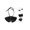 thumbnail image 3 of CORBATA PREATADA INSPIRADA CHIC PARA MUJERES, CON NUDO AJUSTABLE, ACCESORIO DE CUELLO, NEGRO, TALLA ÚNICA, 3 of 5