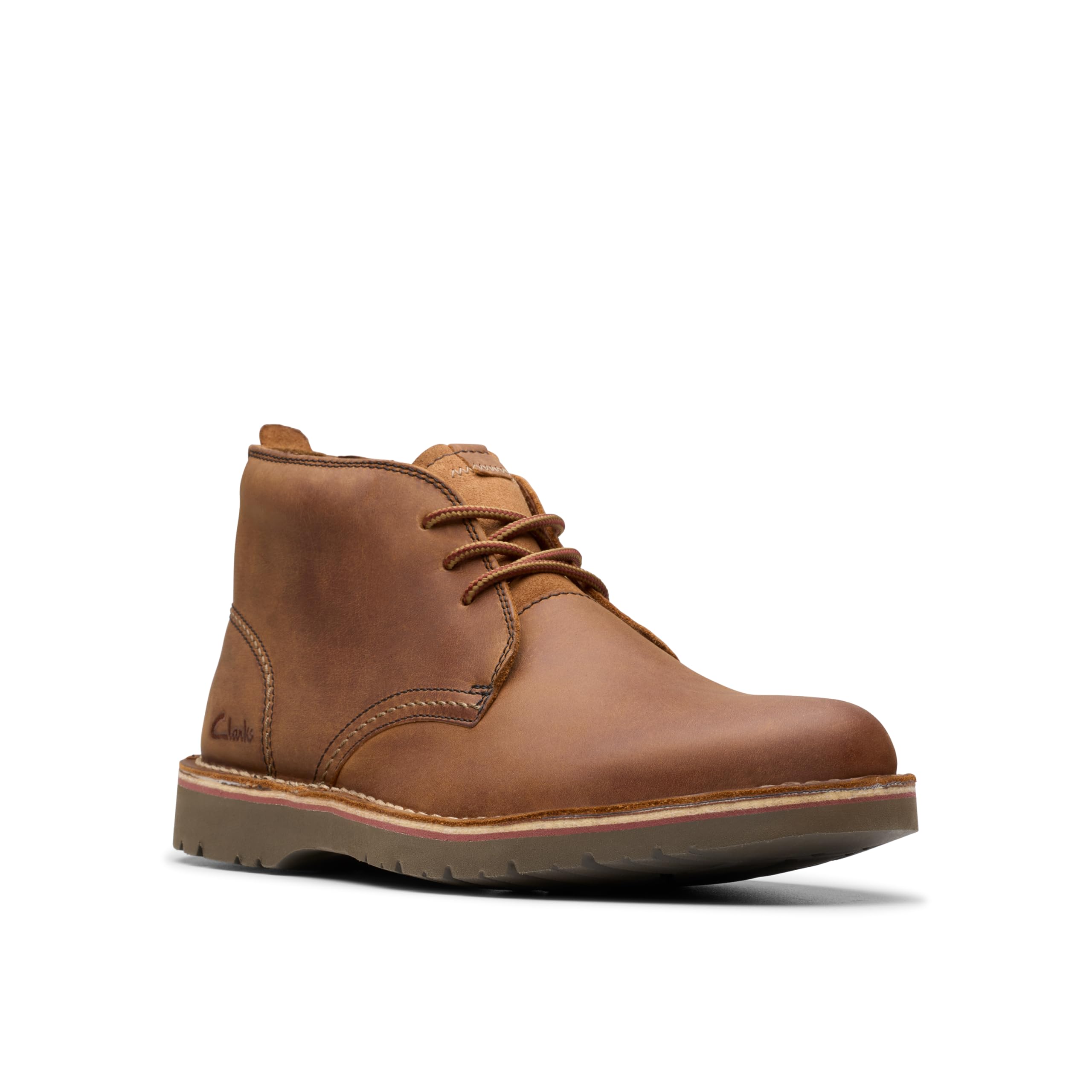 Clarks Eastridge Mid Leather Boot Light Brown Sz 10 Clarks Eastridge Mid Mens Ankle Boots - Walmart.com main image 4