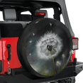 thumbnail image 2 of Lotusprinthandmade Abstract Dandelion Flower Spare Tire Cover With Backup Camera Hole 6 Sizes (27 in.), 2 of 7