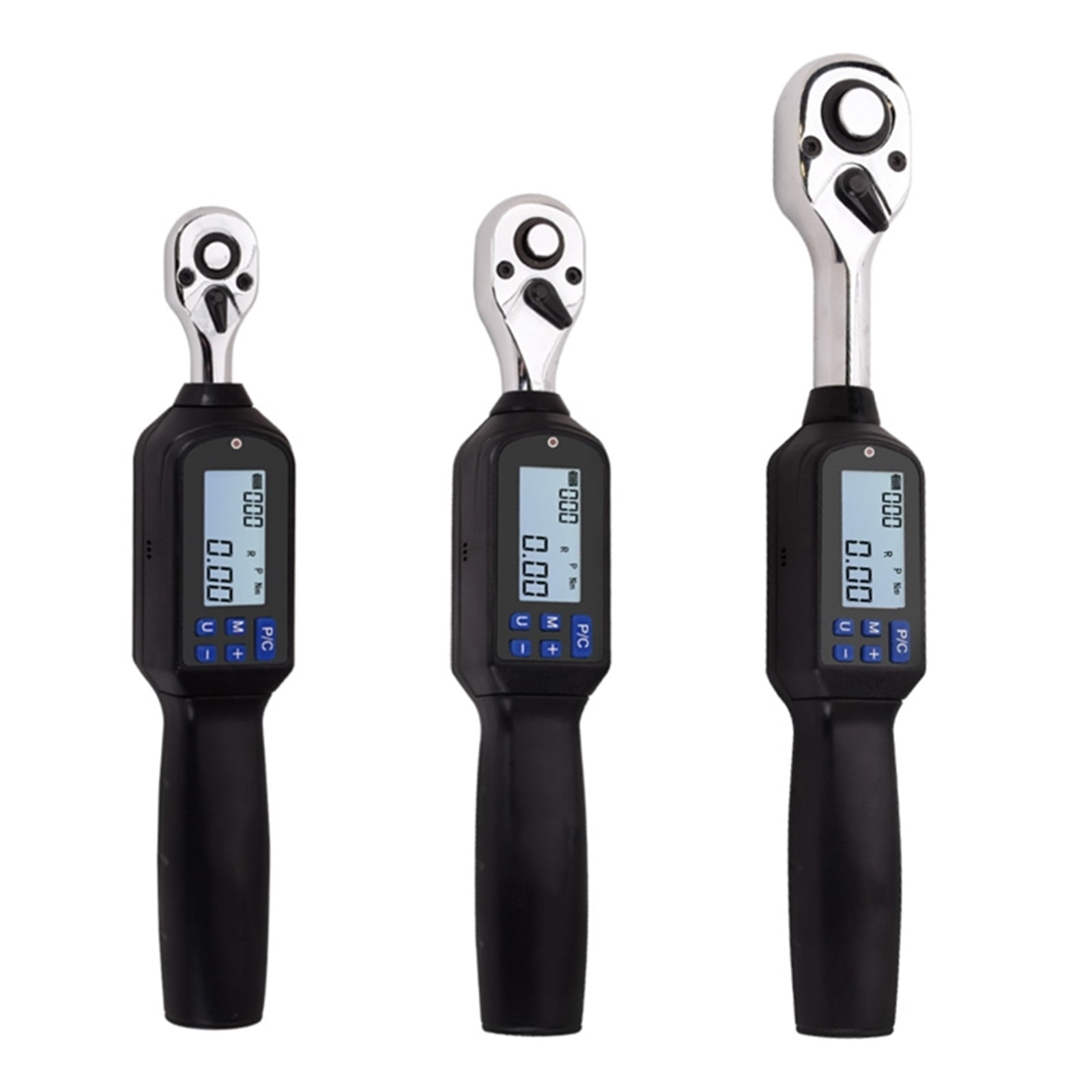 Digital Torque Wrench With Backlight Buzzer & LED Adjustable Wrench 4 Units ,Multifunctional