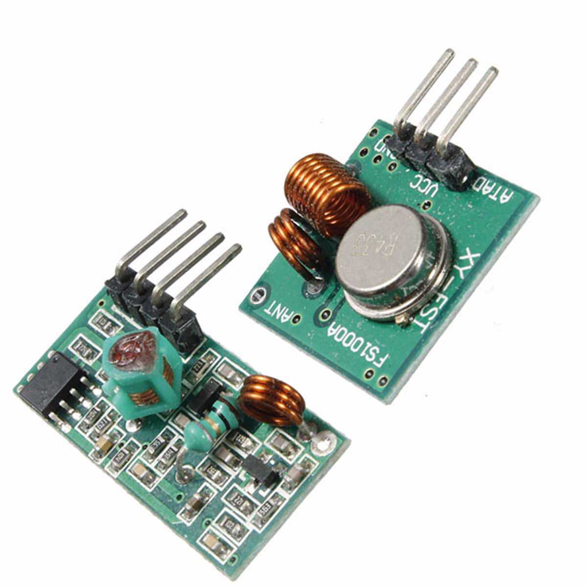 USA seller 4X 433Mhz RF Transmitter and Receiver Module link kit for Arduino 