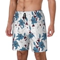 thumbnail image 2 of Daiia Lilies Flowers Mens Swim Trunks Swim Shorts Quick Dry Swim Shorts with Mesh Lining Pockets-Large, 2 of 9