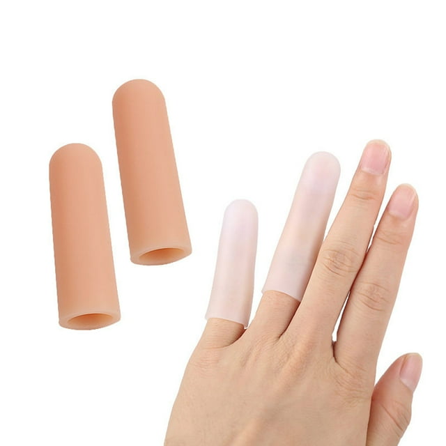 Lubelski 1Pair Souple Silicone Pouce Couvre Tubes Hydratant Doigts Manches Protecteurs