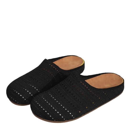 WRKEKC Womens Shoes Closed Toe Round Toe Mesh Cut Out Design Versatile Low Cut Slip On Flat Casual Shoes for Women