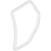 Genuine OE Volvo Surround Weather-Strip - 30799577