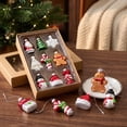 thumbnail image 4 of 2026 Christmas Home Party Decoration Santa Claus Snowman Glass Pendant Christmas Tree Decoration Scene Arrangement Christmas Celebration Party Supplies, 4 of 5
