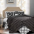 thumbnail image 3 of Chanasya Super Soft Warm Elegent Waivey Pattern Cozy Sherpa Throw Blanket, 3 of 8