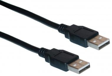 Importer520 USB 2.0 Cable Type A Male to Type A Male 15 ft, Black