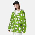 thumbnail image 4 of Pofeuu Funny Sheep Doing Yoga Print Sun Protection Outdoor Lightweight Full Zip UV Cooling Hoodie Long Sleeve Summer Clothing for Outdoor Hiking-X-Large, 4 of 5