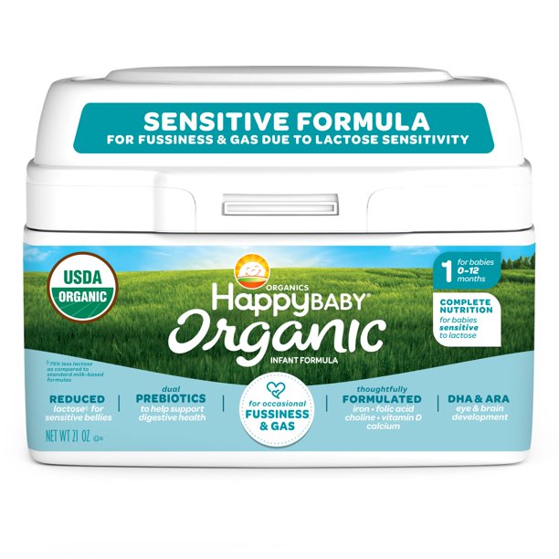 Happy Baby Organics, Stage 1 Sensitive Organic Infant Formula with Iron