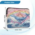 thumbnail image 3 of Laptop Bag Briefcases Computer Inner Bags Computer Bags Laptop Sleeves Work Travel School Bag13inch Blue Whale Castle, 3 of 8