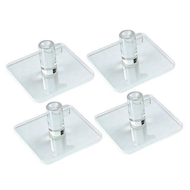4 soportes para accesorios de batidora de pie, versátiles para organizar la cocina y el hogar. Claro