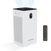 ROVACS Air Purifier, HEPA Air Purifiers for Home Large Room, Air Purifier Up to 1780ft² Per 30Min, Smart Air Purifier with H13 HEPA 8-in-1 Filters, 24h Timer, Child Lock, for 99.99 Pollen, Smoke, VOC