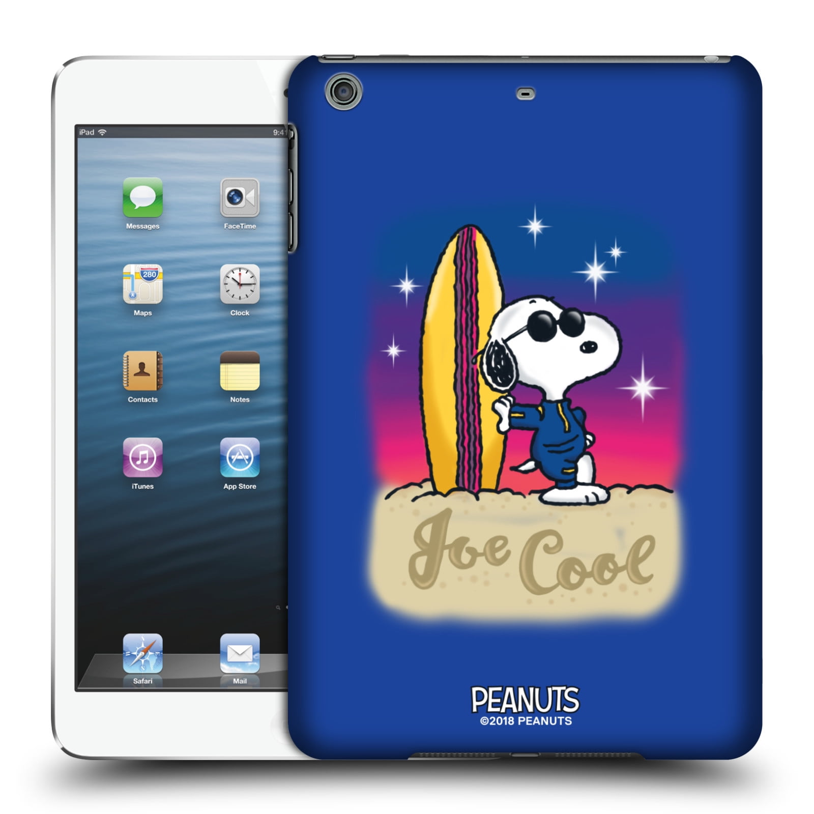 OFFICIAL PEANUTS SNOOPY BOARDWALK AIRBRUSH HARD BACK CASE FOR APPLE