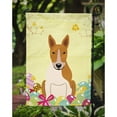 thumbnail image 3 of Carolines Treasures BB6135GF Easter Eggs Bull Terrier Red White Flag Garden Size , Small, multicolor, 3 of 3