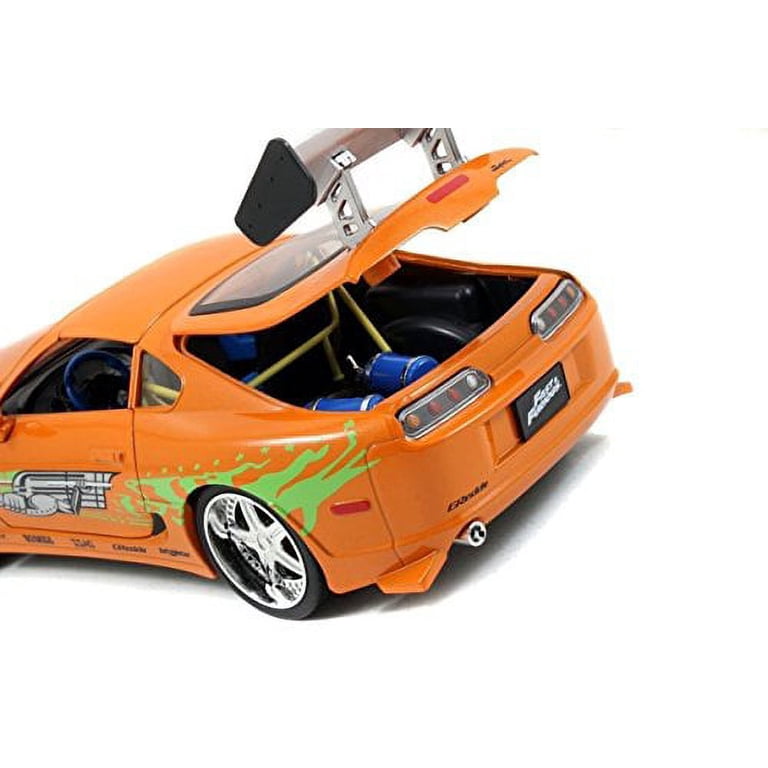 New 1:18 FAST & FURIOUS 7 - ORANGE BRIAN'S TOYOTA SUPRA WITH