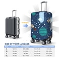 thumbnail image 6 of Xecao Alpaca Astronaut in Space print Elastic Luggage Cover, with double-sided print , is perfect for travel, business, and daily use, 6 of 9