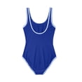 thumbnail image 6 of Xdegoge One Piece Swimsuit Women Tummy Control Scalloped Trim Scoop Neck Full Coverage Bathing Suits Athletic Swimming Summer Vacation Beachwear outfits, 6 of 6
