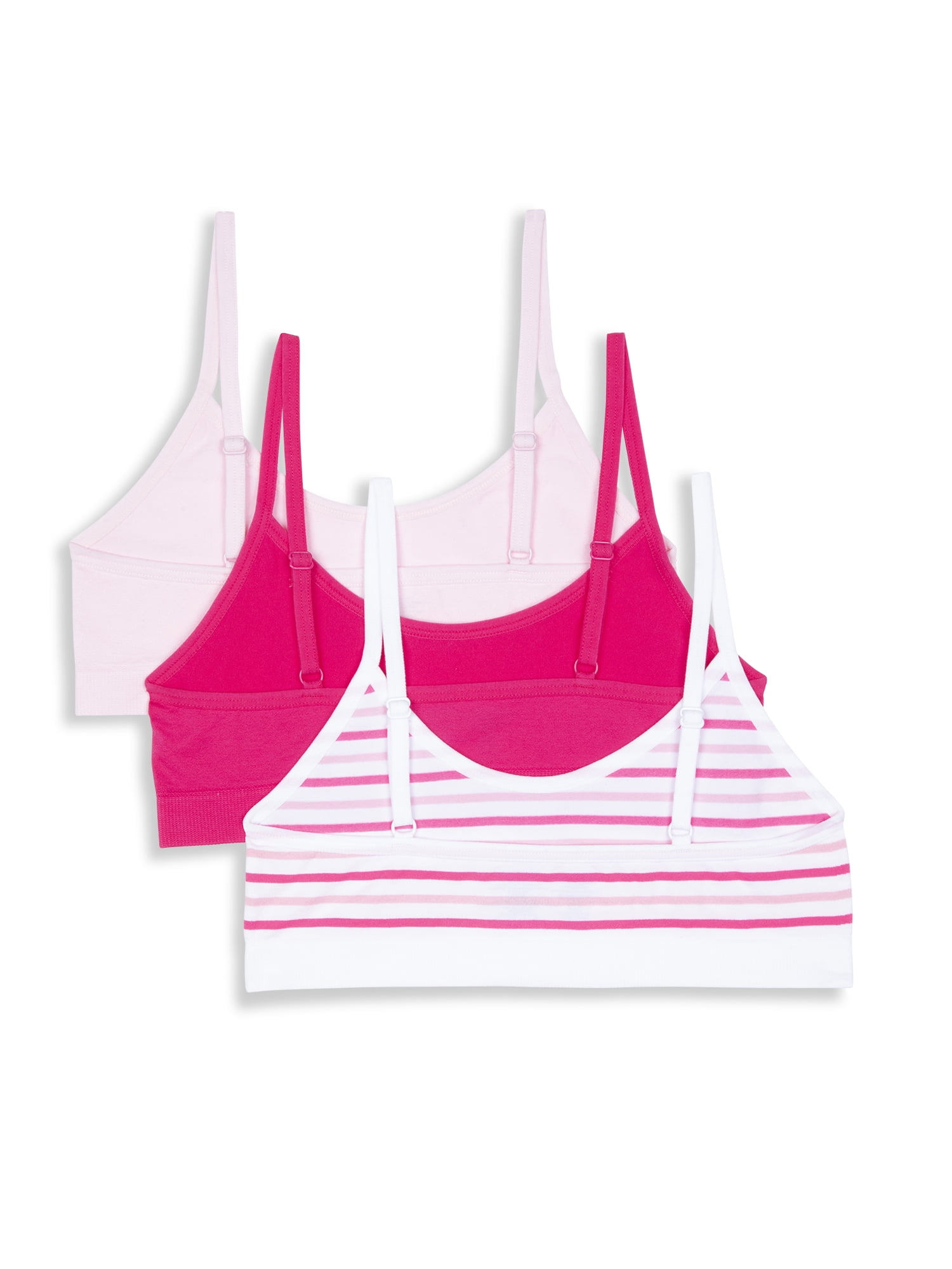Maidenform Sweet Nothings Girls Pull-Over Scoop Neck Seamless Bra, 3-Pack, Sizes (S-XXL)