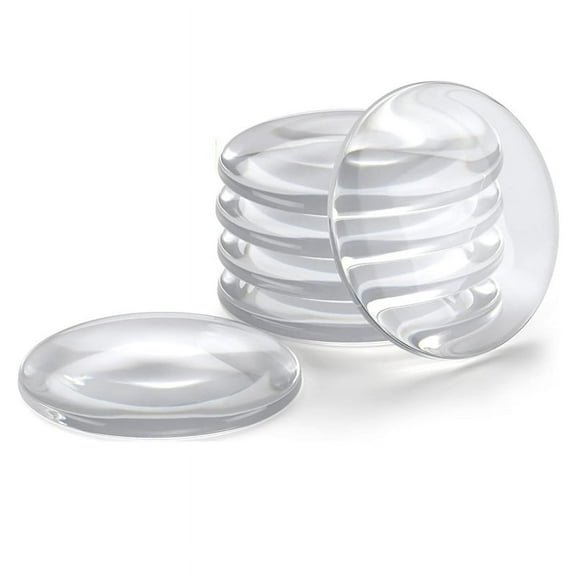 Wall Door Handle Plug, Silicone Transparent Anti-Collision Sticker, Thickened Door Handle Anti-Collision Pad, Silent