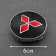 thumbnail image 4 of 4pcs 56mm 60mm Car Wheel Center Hub Cap Rim Cover Badge Sticker Accessories Compatible with Mitsubishi Ralliart Lancer Lancer Ex Outlander, 4 of 4