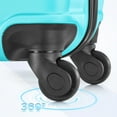 thumbnail image 4 of 3 Piece Luggage Sets with 6 PC Organize Bags Lightweight Suitcases with Spinner Wheels, Blue, 4 of 14