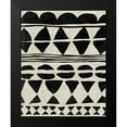 thumbnail image 2 of Wang, Melissa 20x24 Black Modern Framed Museum Art Print Titled - Monochrome Quilt II, 2 of 5
