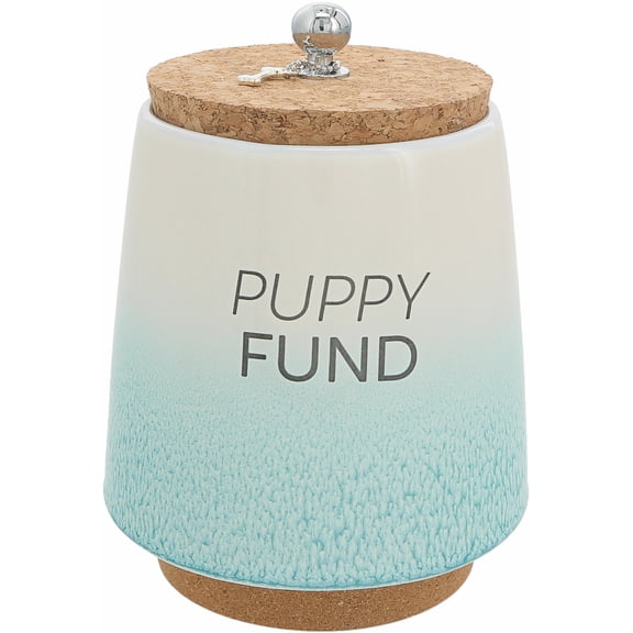 Pavilion Gift Company - Puppy - 6.5" Ceramic Savings Bank