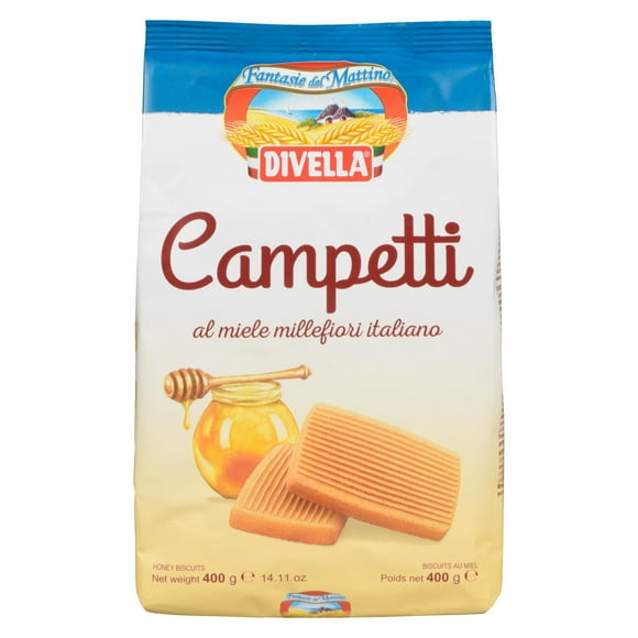 Divella Campetti Italian Biscuits with Honey, 400 g