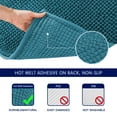 thumbnail image 4 of Subrtex Luxury Chenille Bathroom Rug Extra Soft and Absorbent Shaggy Rugs (Stone Blue, 16"*24"), 4 of 4