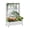Ashen, variant on Joxxoaa Raised Garden Bed with Trellis for Climbing Plants, Raised Herb Garden Bed with Drainage Plug & Water Level Gauge, Durable Dust-Proof Resin Planter for Patio, Balcony, Backyard(Grey)