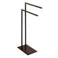 thumbnail image 1 of Kingston Brass SCC8325 Modern Edenscape Pedestal Dual Towel Rack - Oil Rubbed Bronze, 1 of 5