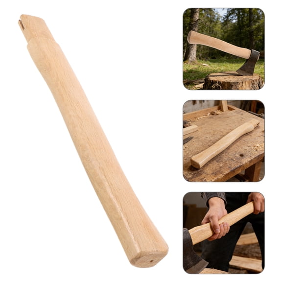Luxshiny Ergonomic Firewood Chopper Handle Made from Durable Wood for Gardening and Camping Use