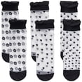 thumbnail image 1 of 3 pares de calcetines transparentes de verano de malla fina con encaje para mujeres y adolescentes., 1 of 7
