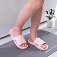 thumbnail image 6 of Comwarm Shower Shoes for Women Men, Quick Drying Lightweight Non Slip Pool Slides Slippers with Drain Holes, Pink, 6 of 6