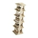 thumbnail image 3 of Zapatero de pares individuales, estante para zapatos, ahorro de espacio, torre organizadora de zapatos para puerta de casa, dormitorio, 6 capas, 3 of 10