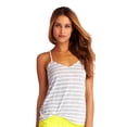thumbnail image 1 of CA by Vitamin A Tali Cross Back Tank in White 4TNHSW Grey / Extra Small, 1 of 2