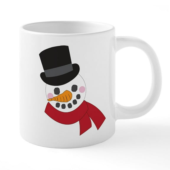 CafePress - Snowman - 20 Oz White Ceramic Mega Mug