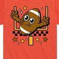 thumbnail image 3 of Instant Message - Football And Goalpost - Toddler & Youth Short Sleeve Graphic T-Shirt, 3 of 6