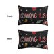 thumbnail image 2 of Entre nosotros funda de almohada linda funda de cojín dibujos animados conjuntos de cojines traseros ropa de cama suave decoración del hogar regalos de boda 20x30 pulgadas, 2 of 5