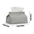 thumbnail image 3 of chaungfeng Leather Tissue Box, Desktop Paper Holder and Organizer for Living Room, Bedroom, Office, 3 of 6