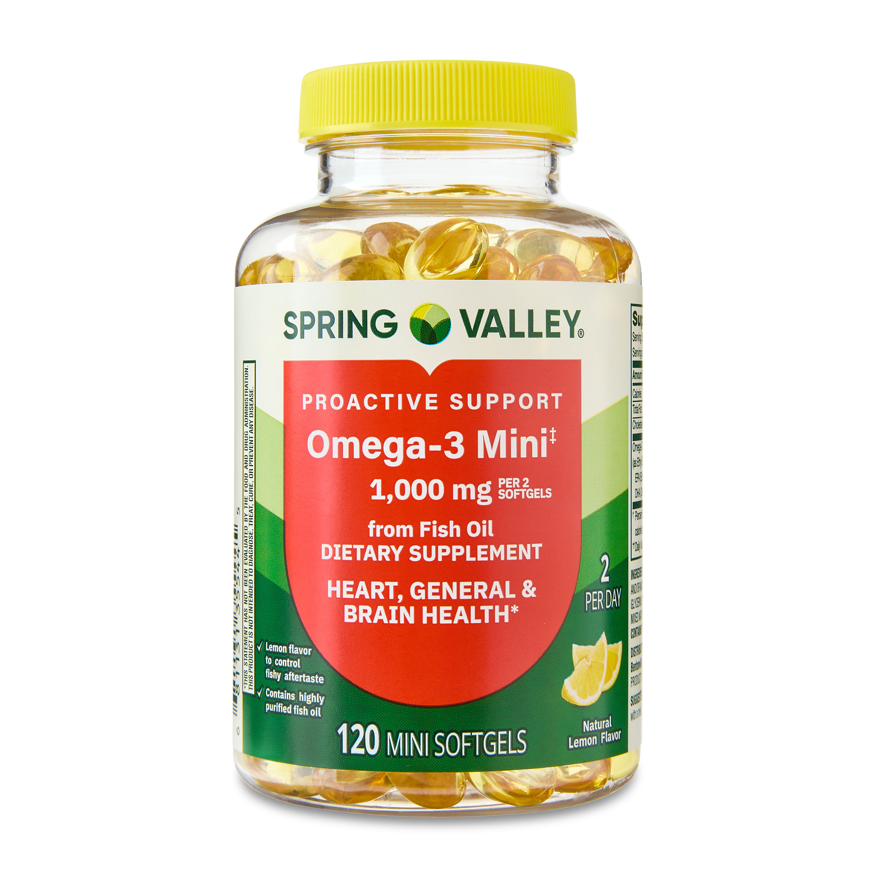 Spring Valley Omega-3 Mini Fish Oil 1000 mg, 120 Count photo 1