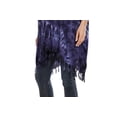 thumbnail image 7 of Beautybatik Dark Blue Womens Boho Hippie Batik Tie Dye Plus Size Tunic Blouse Kaftan Top 2x, 7 of 7