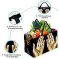 thumbnail image 3 of Pray Large Capacity Reinforced Oxford Cloth Storage Bin - Reusable, Foldable Picnic Baskets, Decorative Box, and Tote Bag, 3 of 7