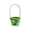 Green, variant on Easter Mini Woven Boat-Shaped Handheld Flower Easter Basket, Decorative Storage Basket for Simulation Flower Bonsais and Micro Landscapes, Cute Basket for Easter Decor and Storage, 7*6*3in, Blue