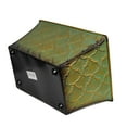 thumbnail image 4 of Xavier Large Ridged Rectangular - Emerald 10in, 4 of 4