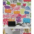 thumbnail image 3 of Graffiti Inscribed Wallpaper Stylish Graffiti Wallposter, 3 of 5