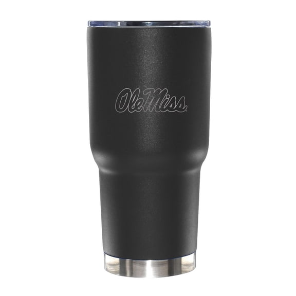 NCAA Ole Miss Rebels 30 ounce Stainless Steel Tumbler in Alternate Team Color with Team Logo