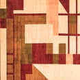 thumbnail image 1 of Ahgly Company Indoor Square Oriental Orange Modern Area Rugs, 3' Square, 1 of 4