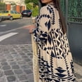 2023 Crossborder European and American Plus Size Women‘s Clothing Amazon New Elegant Printed
